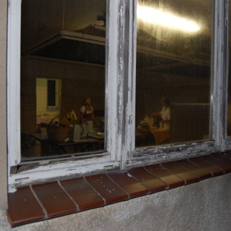 Geburtstag hinter Altfenster